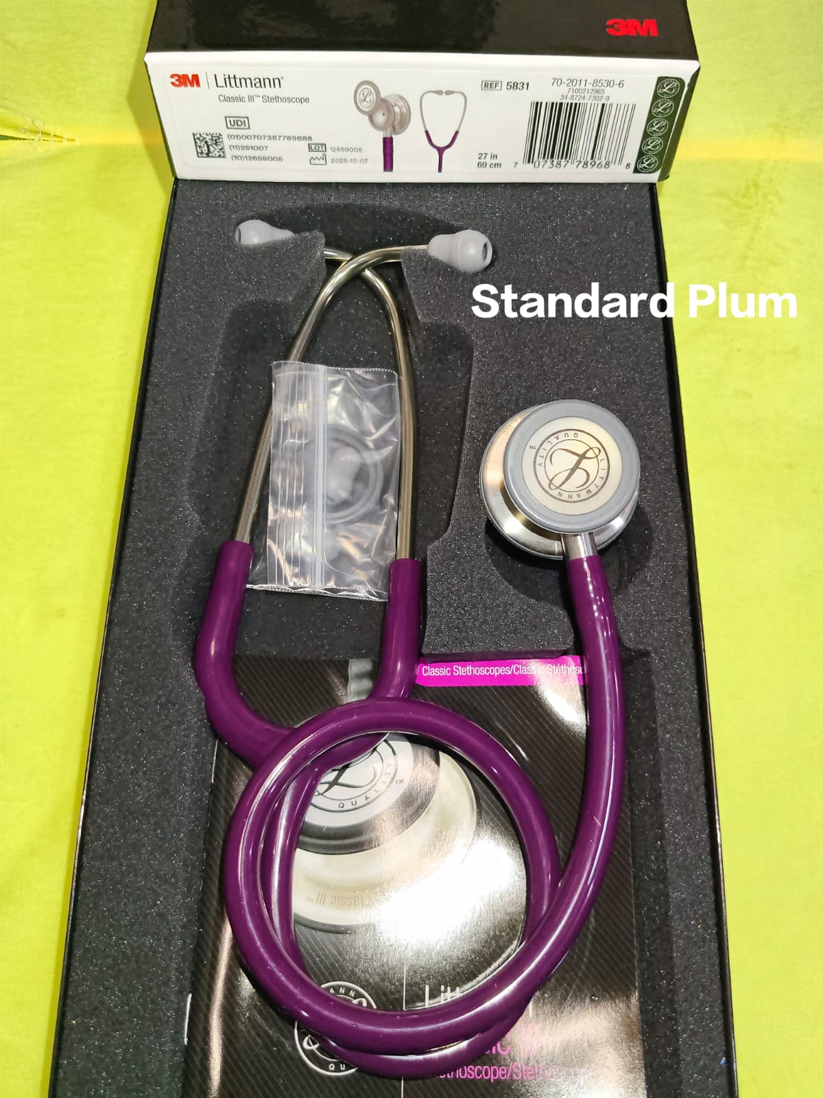3M Littmann Classic III — Standard Plum